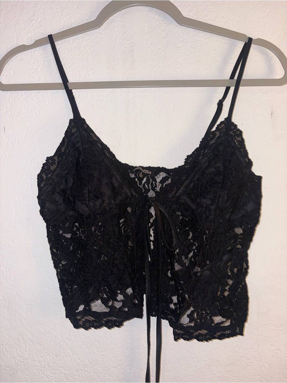 Black Lace Cami Top - Women Intimates